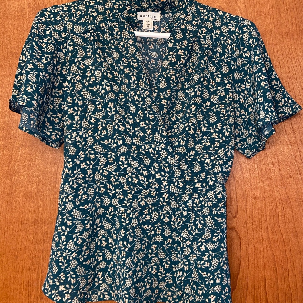 Tie blouse